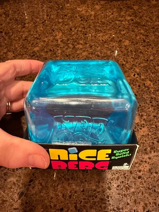 Schylling- Nice Berg Super Solid Squish - Blue Nice Berg- XL - Picture 3 of 5